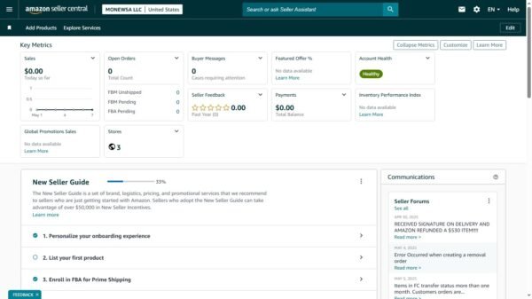 Amazon + Payoneer (US) LLC #NEW5